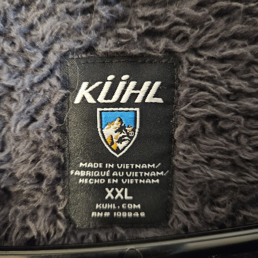 Kuhl Joyrydr Jacket Shirt Mens XXL Sherpa Lined Brown Flannel Snap Style 7253 - Picture 8 of 10